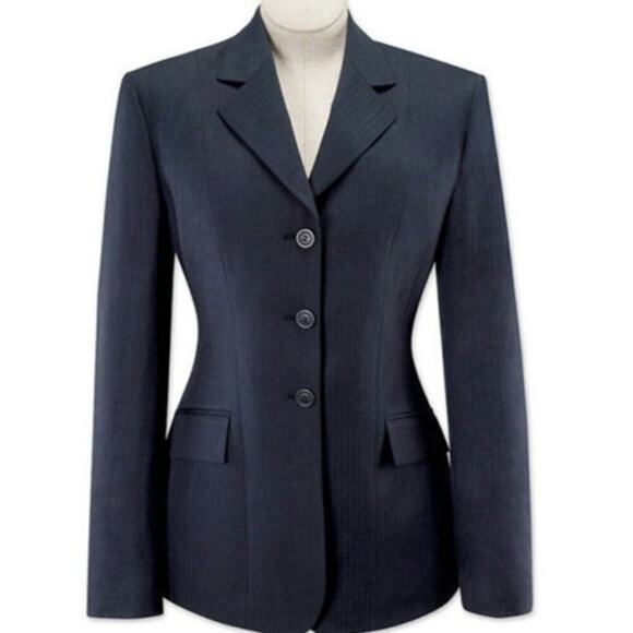 R.J. Blue Classic Riding Blazer Ladies Size 2R Pre-loved - Picture 3 of 9